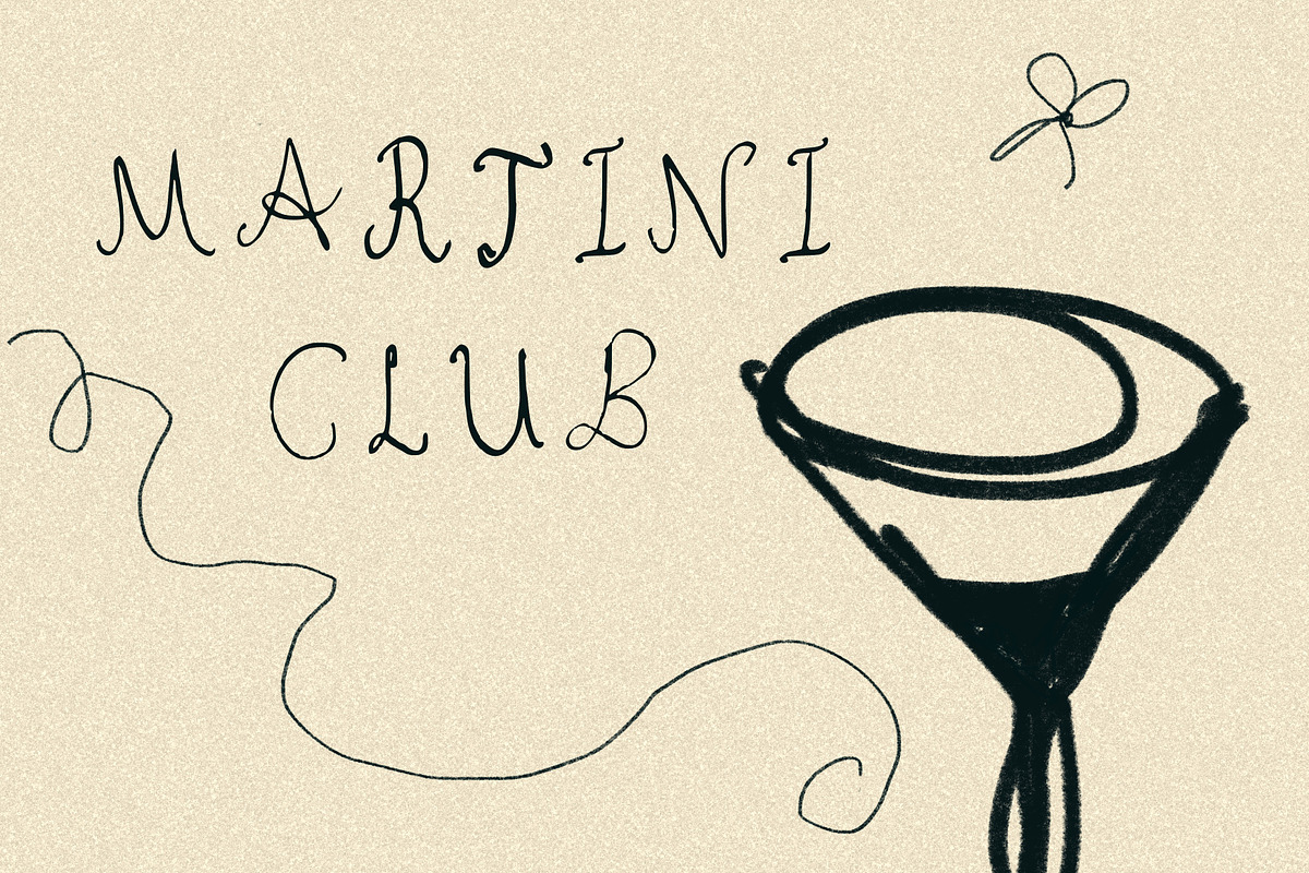 Cute Peacy Handwritten Script Font, a Handwritten Font by elif (Photo 1 of 5)