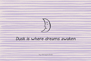 Lily Dusk whimsical display typeface, a Handwritten Font by alenaganzhela (Thumbnail 10 of 11)