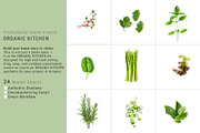 Organic Kitchen. Scene Creator, an Object Graphic by ifiStudio (Thumbnail 1 of 6)
