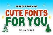 Cute Santa - Christmas Display Font, a Handwritten Font by KiddoGlyphs Studio (Thumbnail 2 of 4)