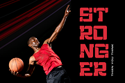 Hightech Font, a Sans Serif Font by Sronstudio (Thumbnail 5 of 15)