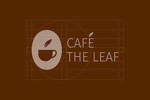 Cafe The Leaf Logo