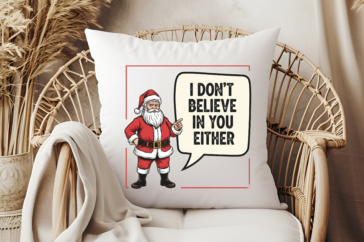 Funny Christmas Santa Claus Sublimat, an Illustration by Libby Wishes (Photo 5 of 6)