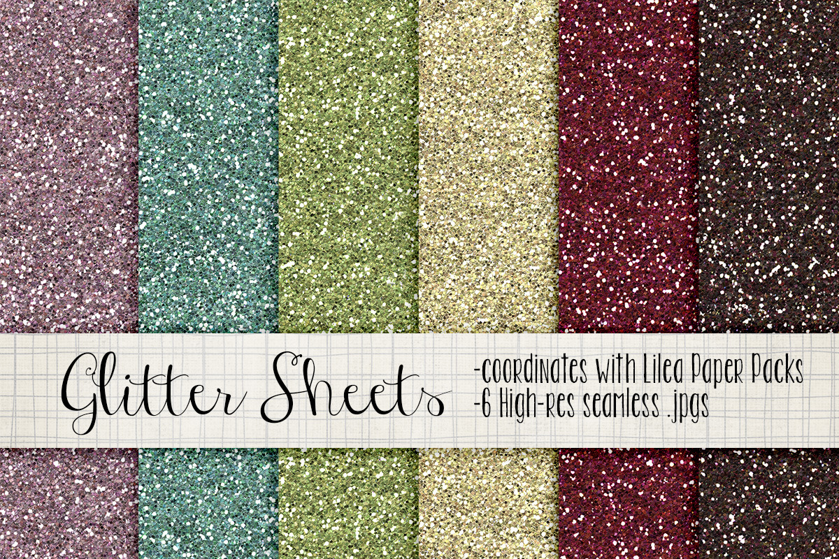 Digital Glitter Papers & Pattens #1, a Pattern Graphic by Studio Elle Squared