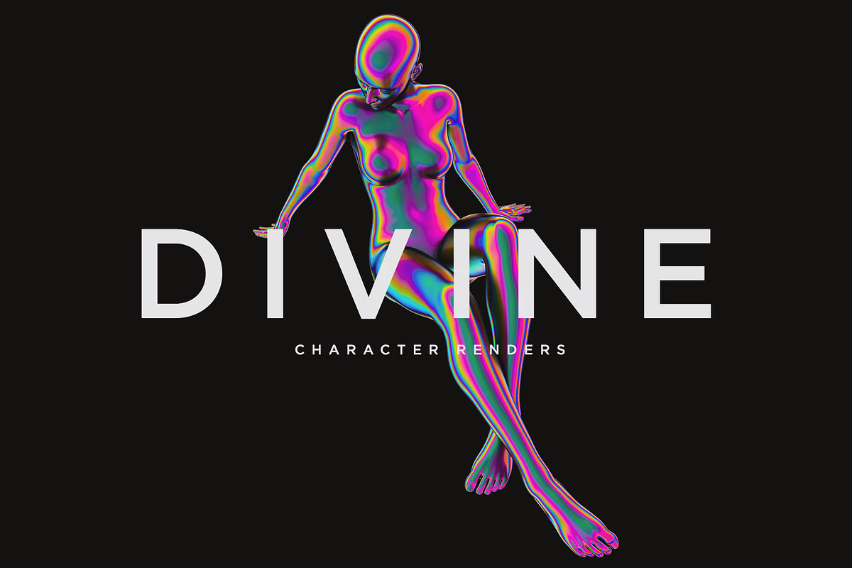 Divine: Character Renders, an Object Graphic by RuleByArt (Photo 7 of 16)