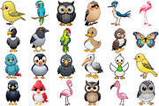 Cute Bird Clipart, an Animal Illustration by Forhadx5 (Thumbnail 7 of 11)