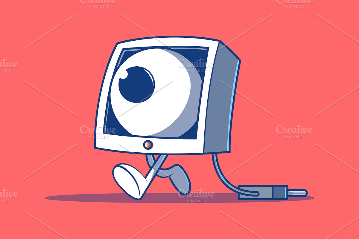 Mad Tv!, a Technology Illustration by pedrors