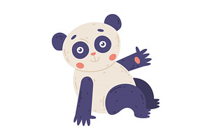 Adorable baby panda bear. Lovely, an Animal Illustration by TopVectors