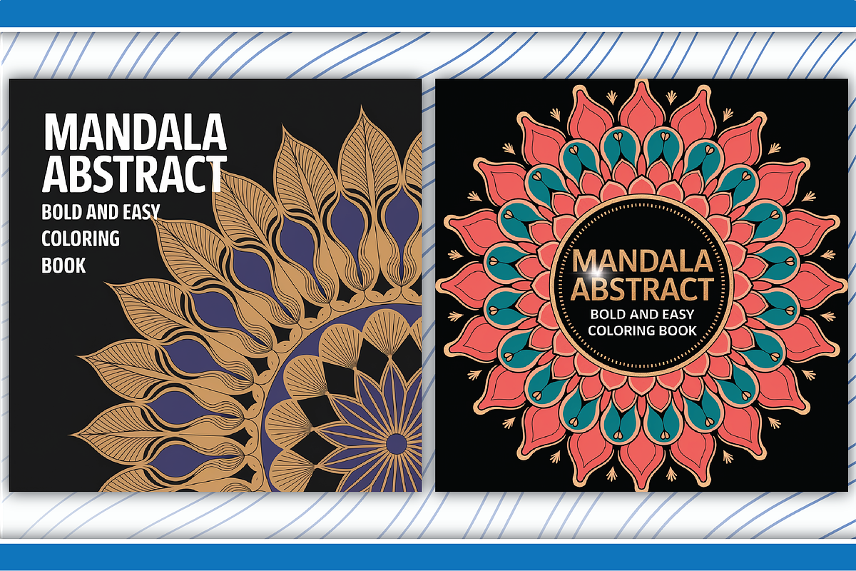 Mandala Abstract Coloring Pages, an Illustration by LightExpress (Photo 2 of 4)