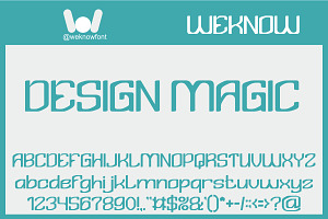 Design Magic font