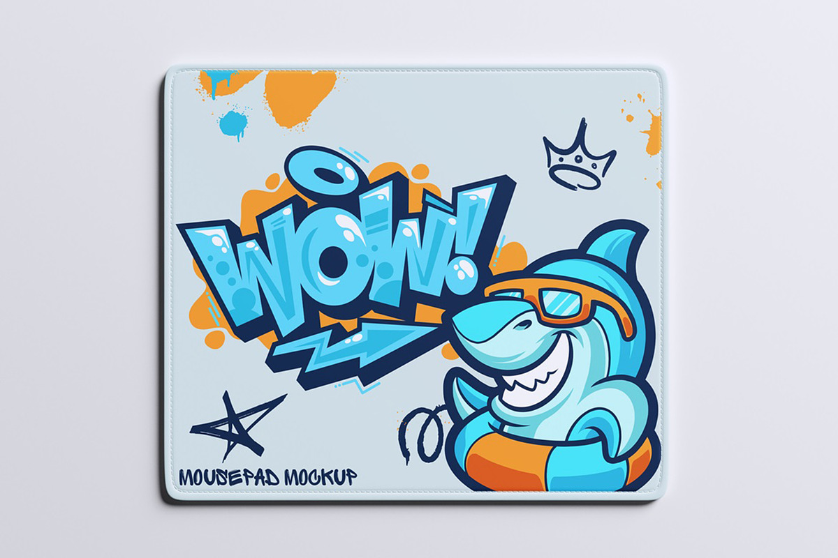 Mousepad Mockup, a Merchandise Mockup by Twins_studio (Photo 3 of 5)