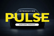 Pulse - Bold Racing Typeface, a Font by HipFonts (Thumbnail 1 of 10)