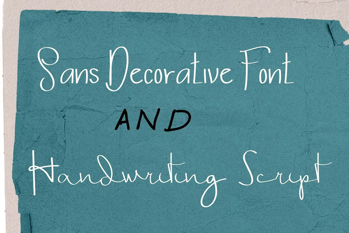 Luna Celestia: Sans and Script Duo, a Handwritten Font by GearShift (Photo 4 of 6)