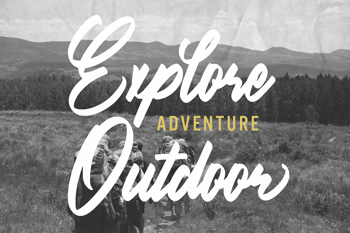 Qualiga - Script Font, a Script Font by Arendxstudio (Photo 2 of 8)