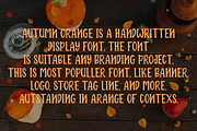 Autumn Orange, a Handwritten Font by QR Design Studio (Thumbnail 4 of 9)