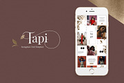 Tapi Instagram Grid Template, a Social Media Template by The Urban Paper (Thumbnail 1 of 4)