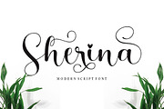 Sherina, a Script Font by Bosstype Studio (Thumbnail 1 of 7)
