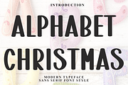 Alphabet Christmas, a Script Font by FreshTypeINK (Thumbnail 1 of 7)
