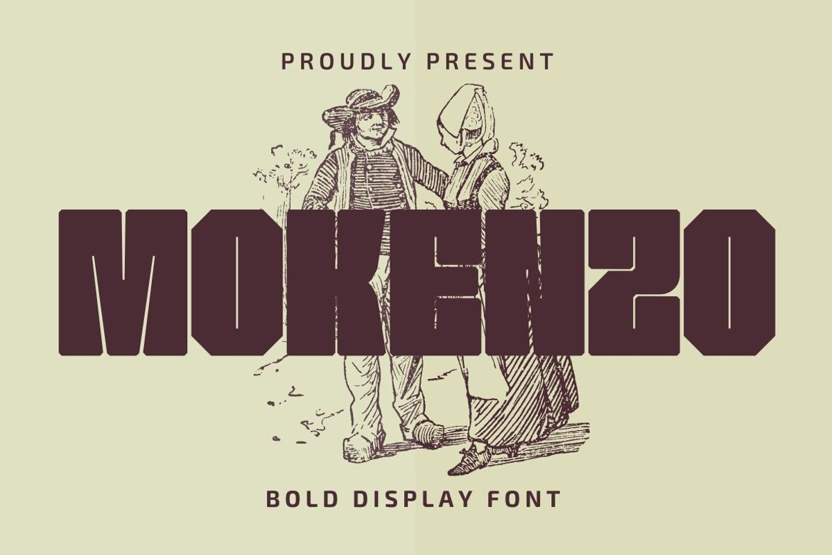 Mokenzo - Heavy Sans, a Sans Serif Font by Almeera Std (Photo 1 of 6)
