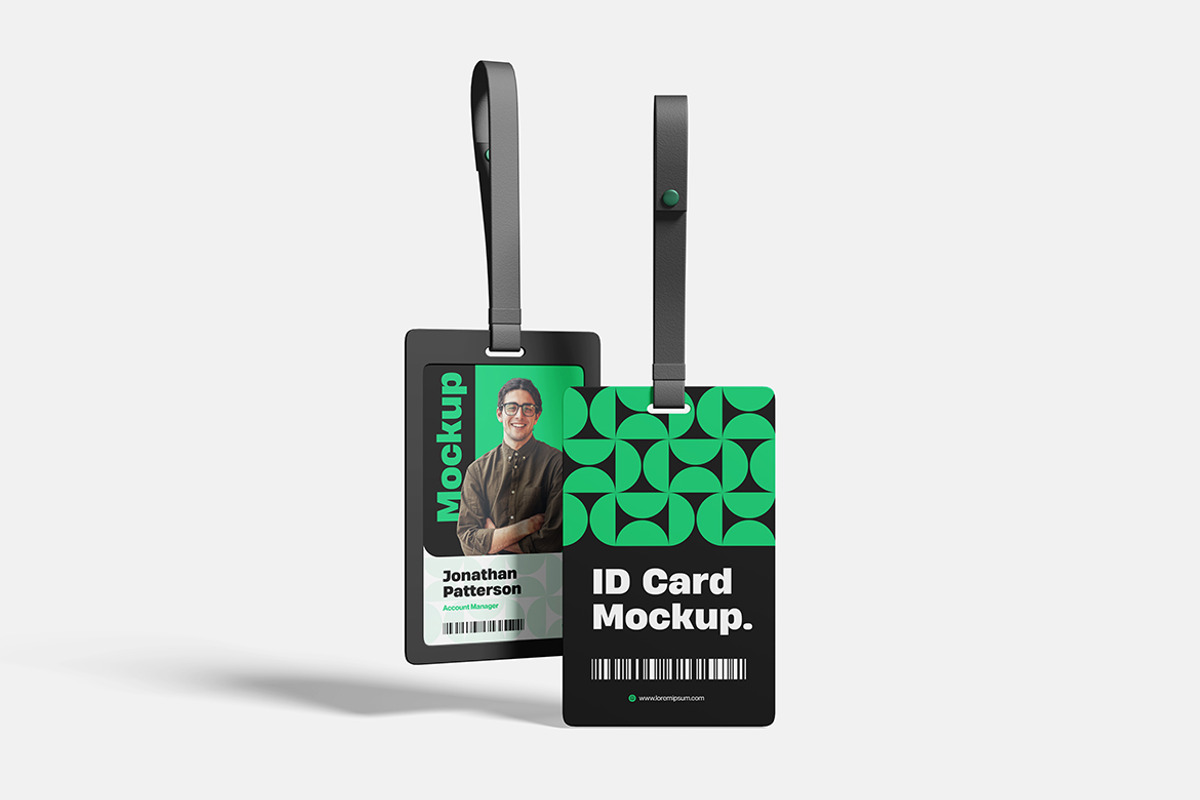 ID Card Mockup, a Product Mockup by bimockup (Photo 5 of 6)