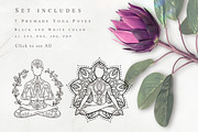 Lotus Man Set. 31 elements, an Illustration by anvinoart (Thumbnail 3 of 16)