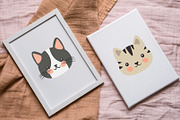 7 Cute Cat Head Front View, an Illustration by jongcreative (Thumbnail 4 of 4)