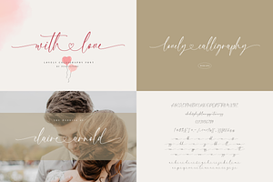 Calligraphy Font Bundle Voll II