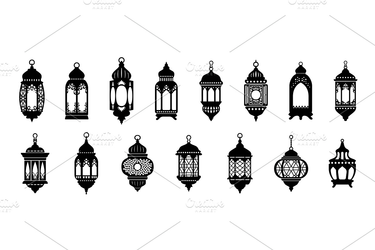 Ramadan Kareem lantern lamps, an Object Illustration by Buch&Bee