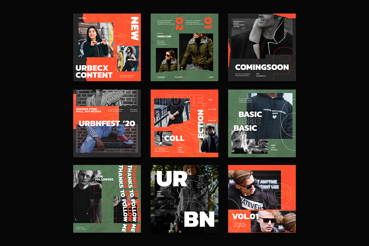 Bundle Streetwear Instagram Template, a Social Media Template by Azruca (Photo 16 of 26)