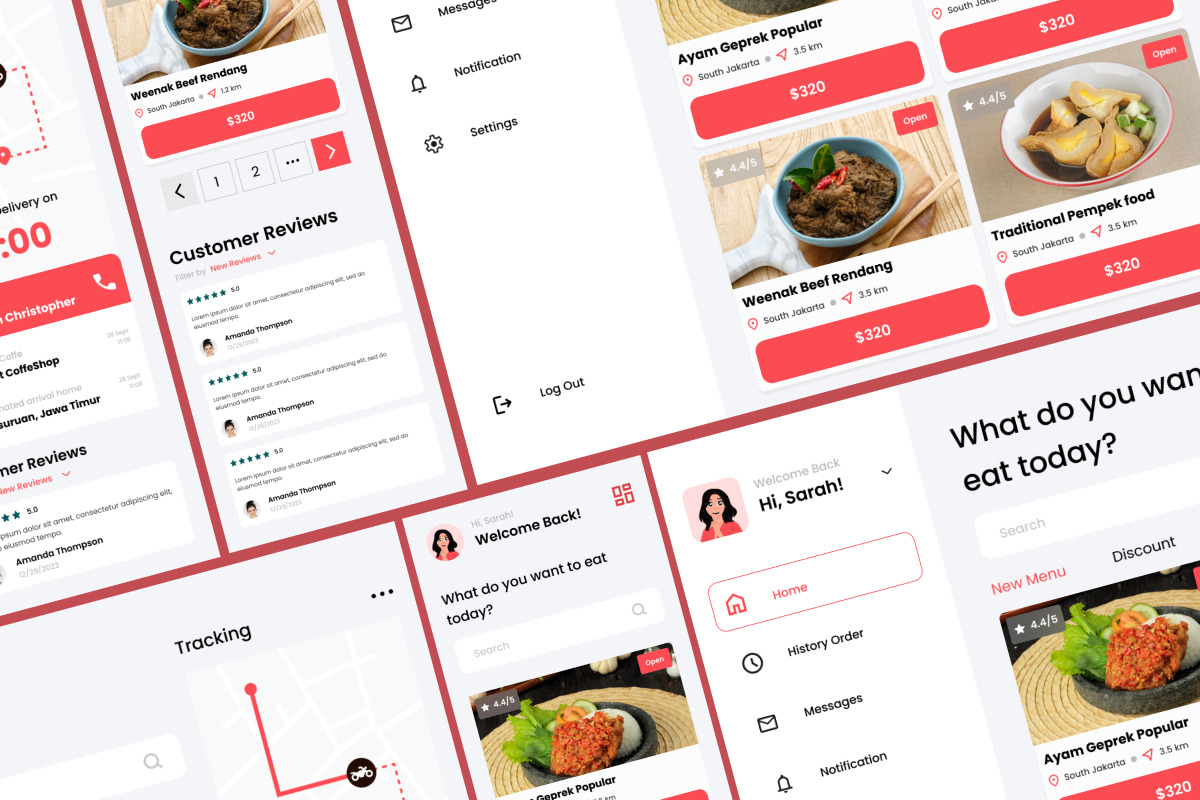 Flavors - Food Menu Dashboard V2, an UI Kit Template by twinstd