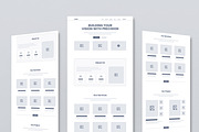 Minimal Corporate Website Wireframe, a Wireframe Template by MightyDesign (Thumbnail 1 of 10)