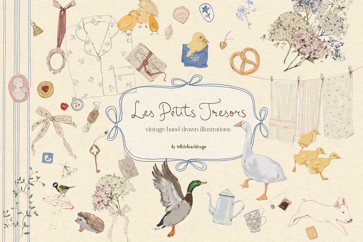 Cottagecore Illustration Bundle, a Decorative Illustration by whiteheartdesign (Photo 39 of 53)