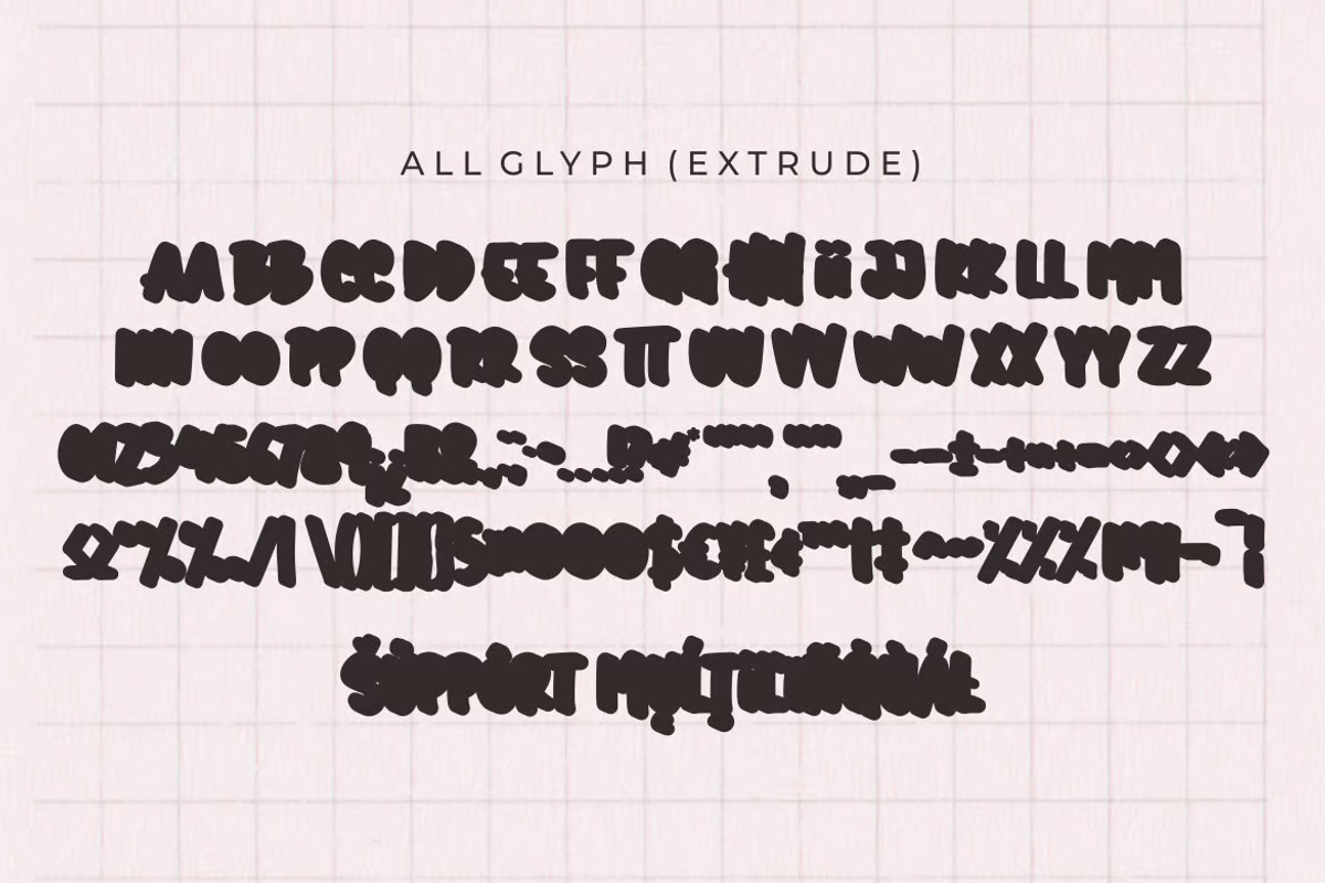 Lovely Valentine Display Font, a Handwritten Font by UInstrument (Photo 5 of 10)
