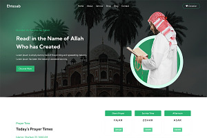 Ehtesab - Islamic HTML Template