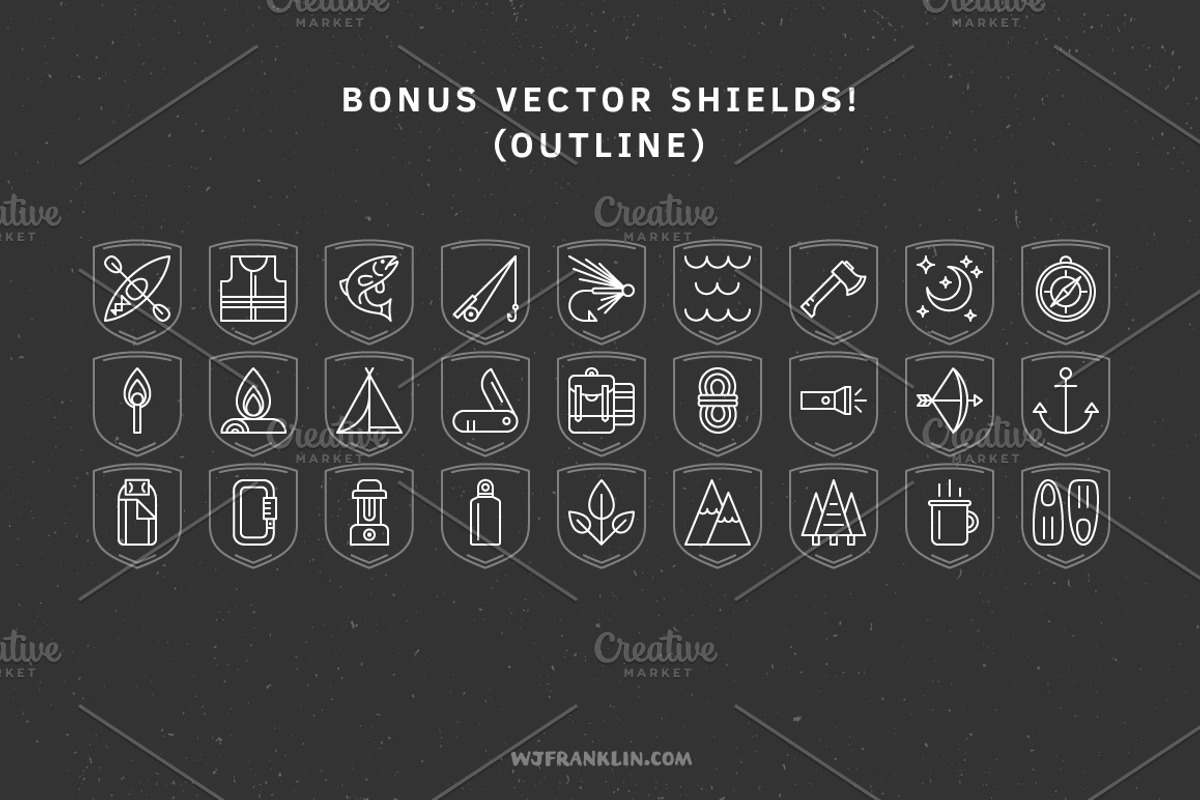 81 Outdoor Adventure Icons, an Icon by Wes Franklin (Photo 5 of 5)