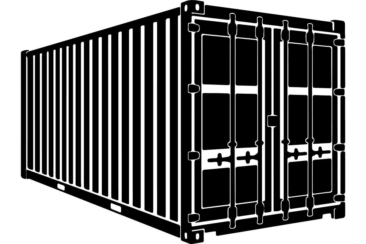 Shipping container silhouette, a Transportation Illustration by abu67222 (Photo 4 of 13)