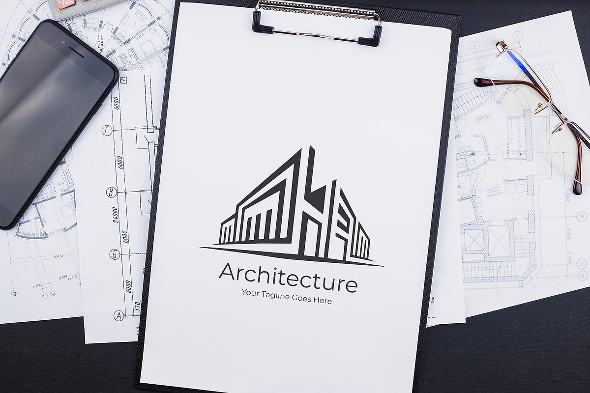 Modern Architecture Logo Template, a Branding & Logo Template by YUDesignStore (Photo 7 of 8)