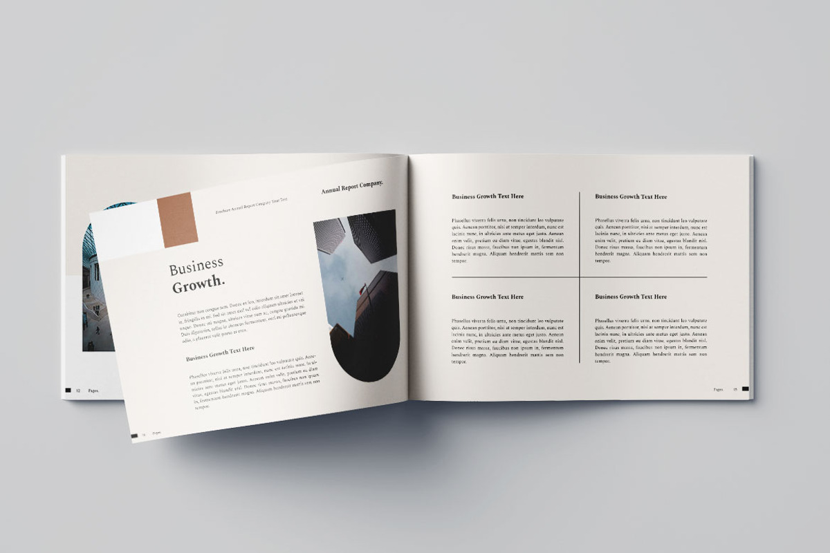 Annual Report Vol.43, a Brochure Template by Bewalrus Studio (Photo 3 of 11)