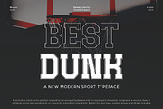 Best Dunk - Modern Sport Font, a Font by Flawless And Co (Thumbnail 1 of 10)