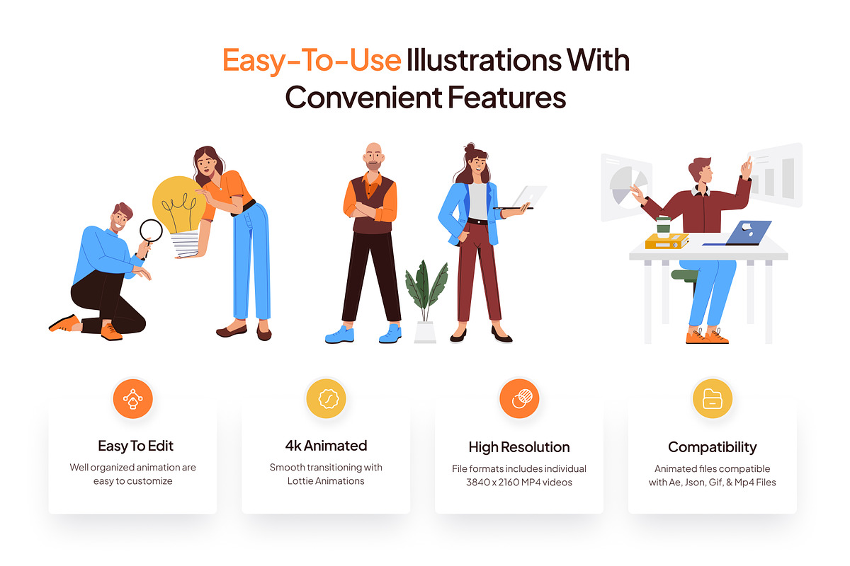 Animated Business Illustration Set, a Finance Illustration by Vectors Market (Photo 2 of 4)