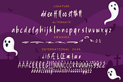 Ghostily Spooky Halloween Typeface, a Sans Serif Font by Creatype Studio (Thumbnail 9 of 9)