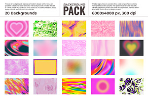 Y2k Aesthetic Backgrounds And Shapes