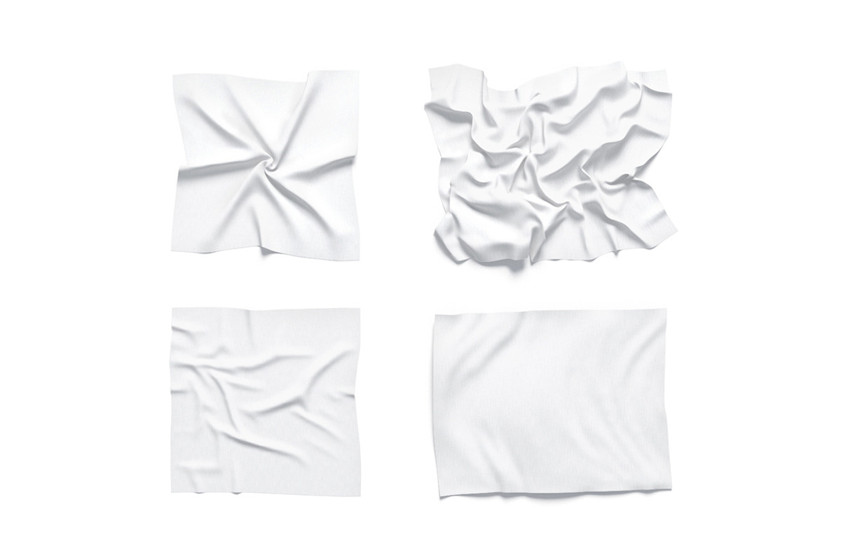 Wrinkled Cotton Textile Set 3D Model, an Object 3D Model by rebrandy (Photo 1 of 9)