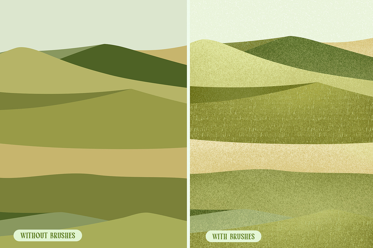 Procreate Texture Shading Brushes, a Brush Add-On by Basia Stryjecka (Photo 18 of 19)