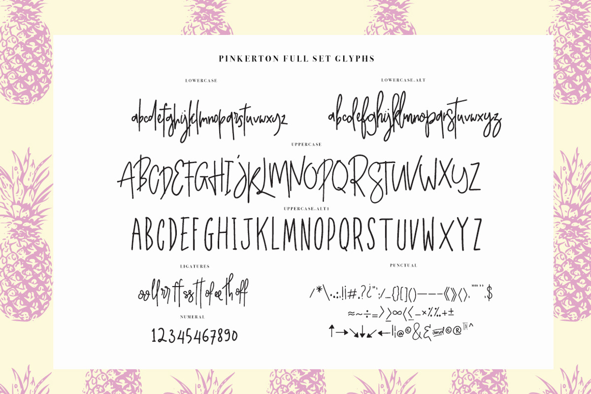 Pinkerton Script + Extras preview 7