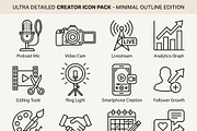 Bundles Vector Content Creator Icon, an Outline Icon by adenpinkstore (Thumbnail 14 of 17)