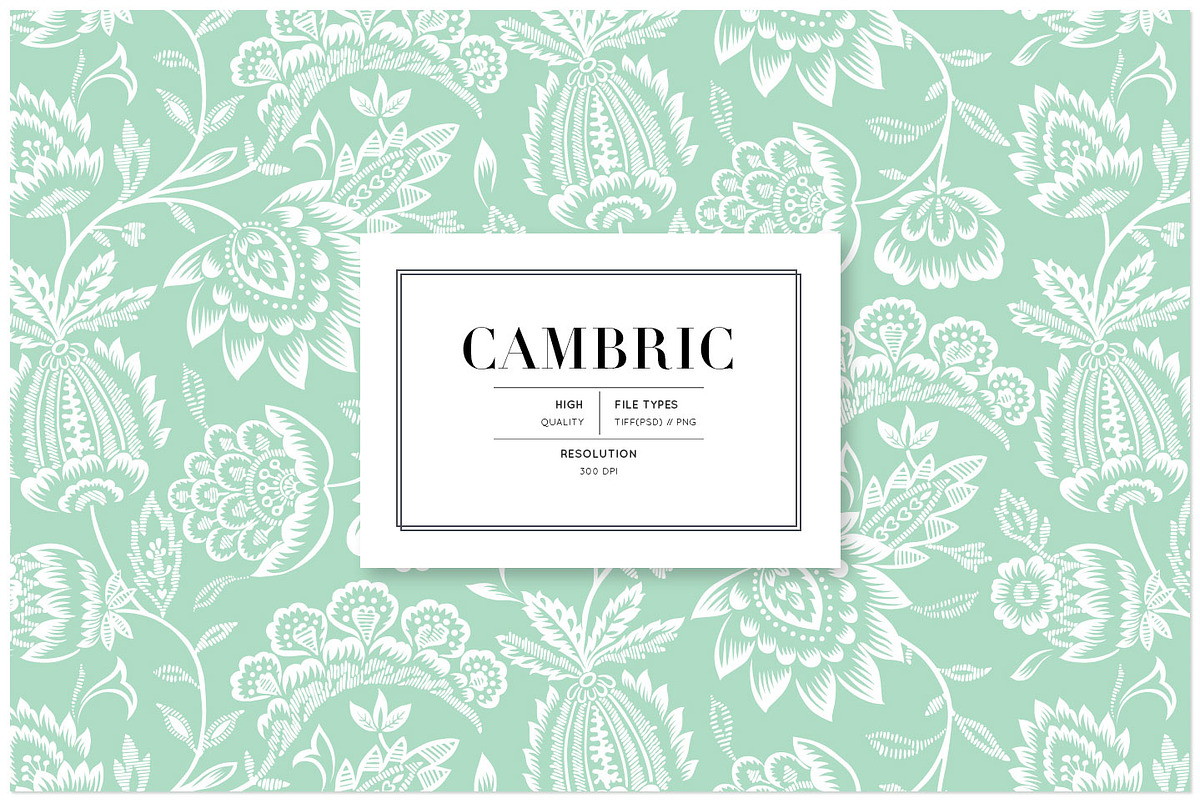 Cambric, Exquisite Pattern Design!, a Pattern Graphic by TSTUDIO (Photo 1 of 12)