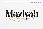 Maziyah, a Sans Serif Font by Abo Daniel Studio (Thumbnail 1 of 15)