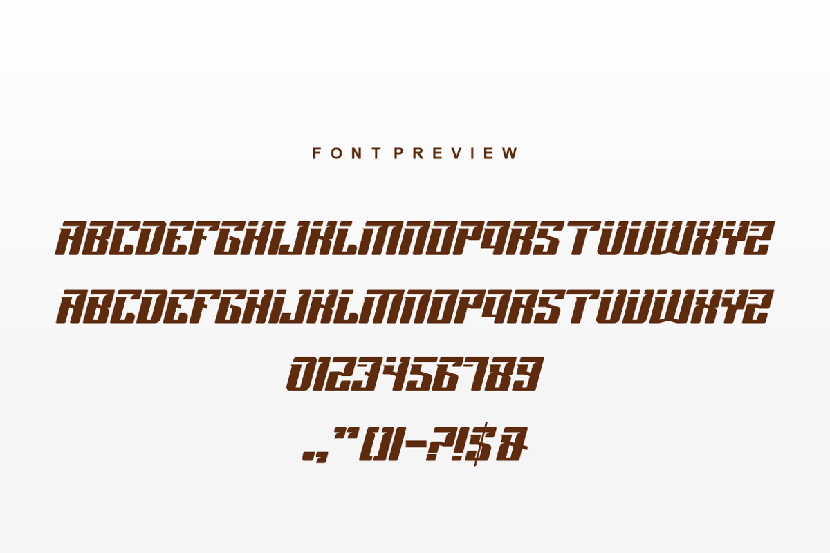 Speed Slower - Font, a Sans Serif Font by artchiles_design (Photo 4 of 5)
