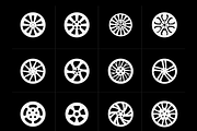 Car Wheel Designs, a Duotone Icon by Brickclay (Thumbnail 7 of 7)